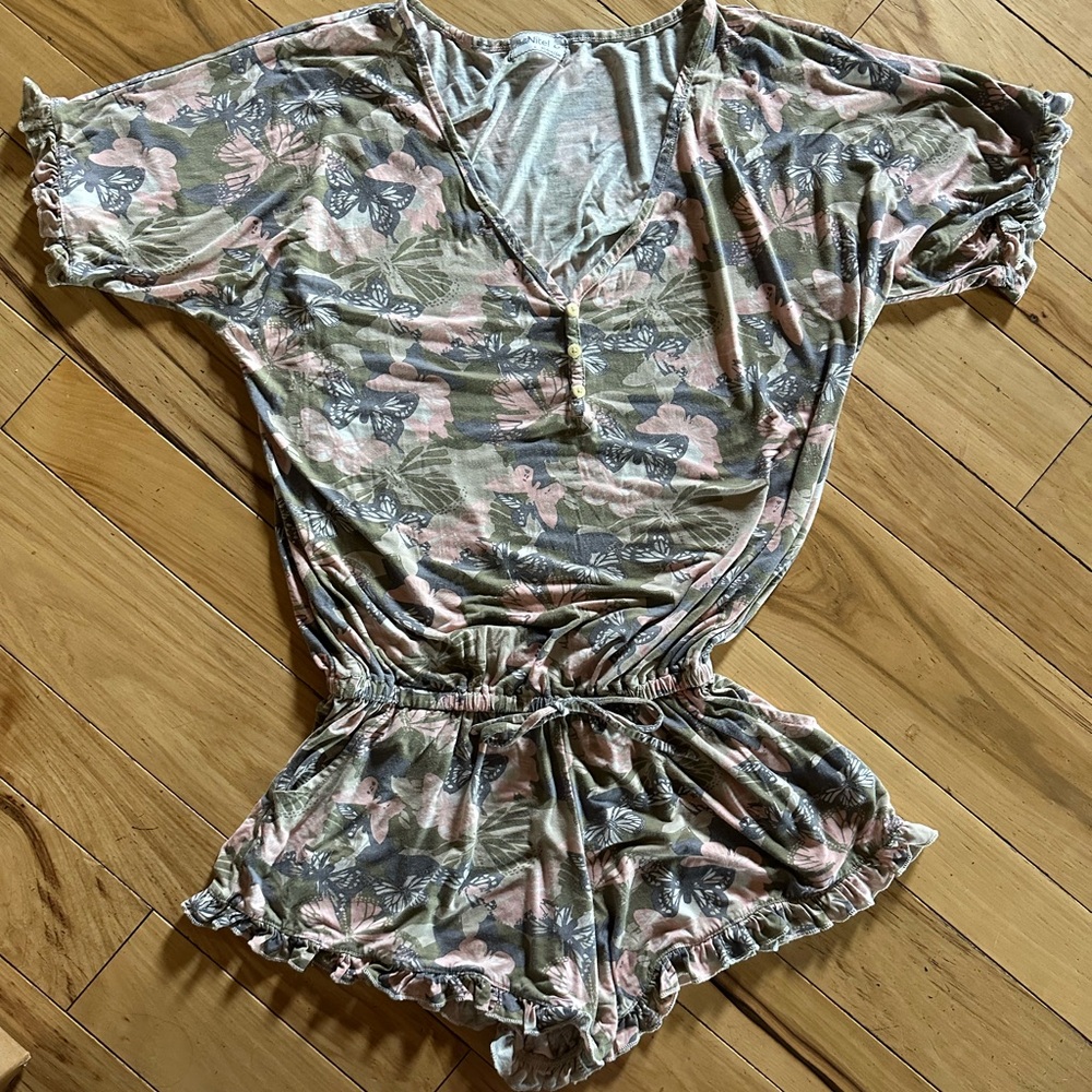 Floral Print Jumpsuit